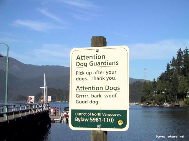 Priceless Park Sign, Dog Warning, Dog Speak