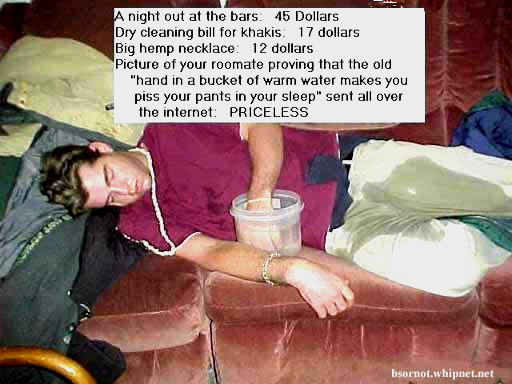 hand warm water, passed out drunk
