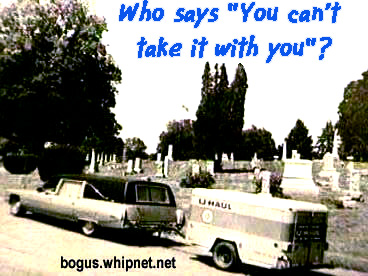 take it with you, u haul hearse