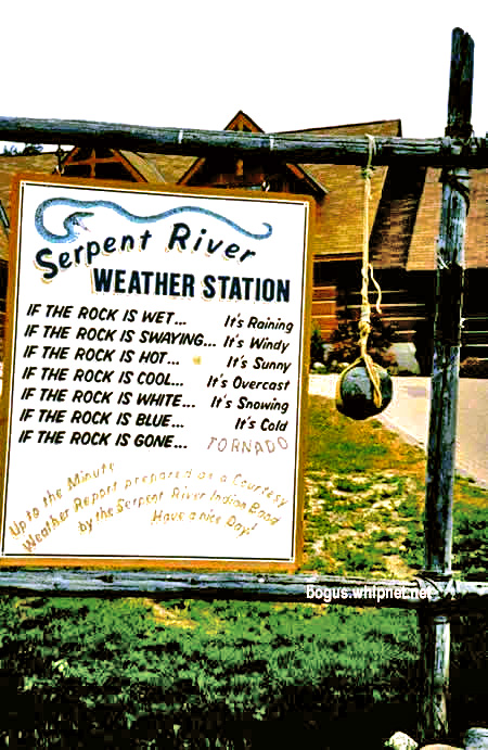 Serpent River Weather Station, Weather Rock