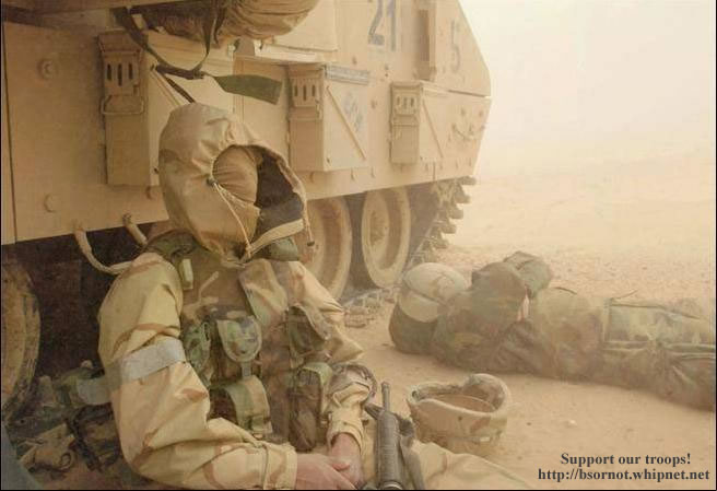 iraq sand storm, soldiers in iraq