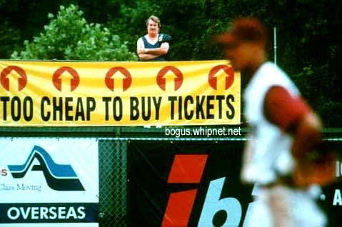 too cheap to buy tickets