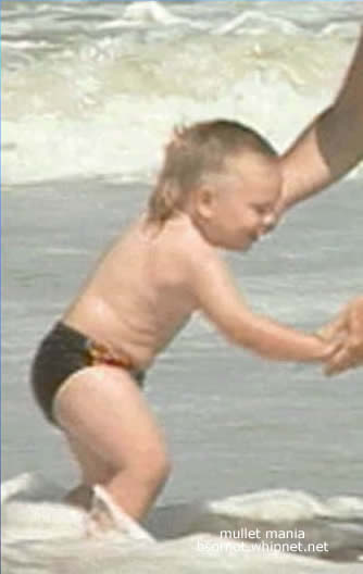 baby surfer mullet