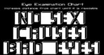 eye test, eye exam, opticial test, optrician, opstetrician