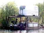boathouse, river house, seaside home, camping, lakehouse