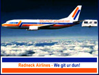 redneck airlines, redneck travel, redneck air, travel, travel trailer