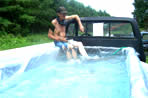 swimming hole, swimimng pool