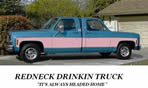 redneck custom truck, bidrectional truck, chevy truck