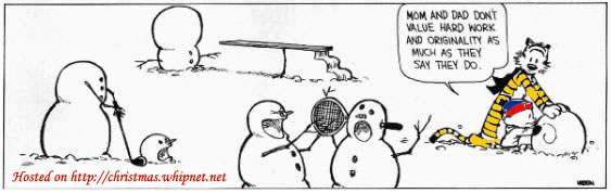 calvin and hobbs, sports