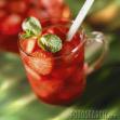 Christmas drinks, christmas punch, mint punch