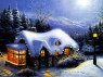 christmas moring in the cottage