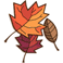 autumn leaves, colored leaves, fall leaves, clipart