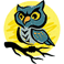 owl, edgar allen poe, clipart