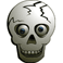 cracked skull, clipart