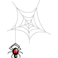spiderweb, spider web, clipart