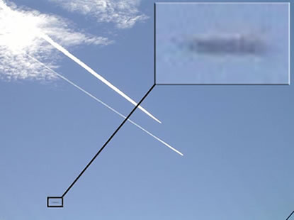 UFO tailing planes