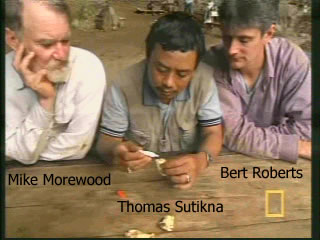 Field Scientists investigating the site