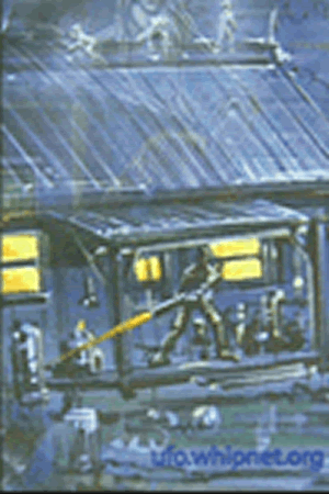 Aliens on porch