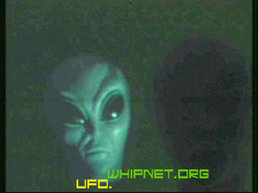 green alien mask