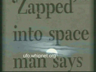 zapped into space